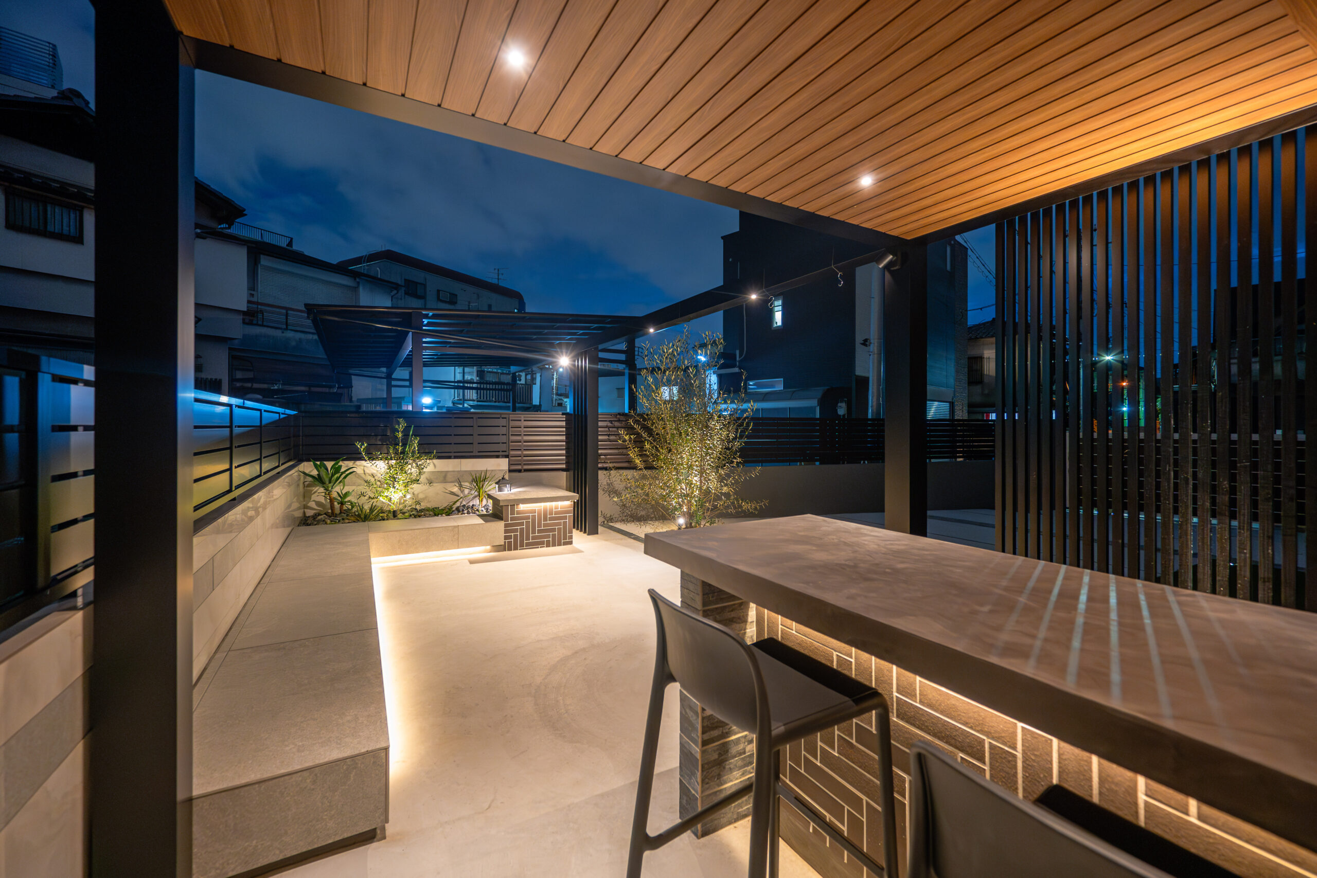 大阪府 極上のアウトドアラウンジをご自宅にの画像| 風姿|自然と空間の永遠の調和|外部空間デザイン・グラン