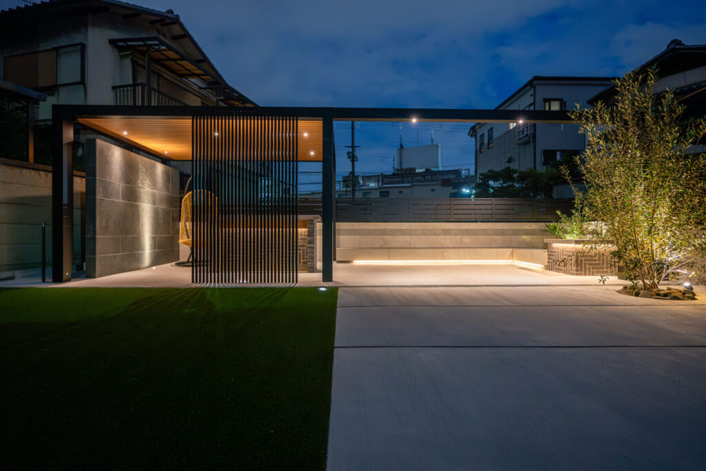 大阪府 極上のアウトドアラウンジをご自宅にの画像| 風姿|自然と空間の永遠の調和|外部空間デザイン・グラン