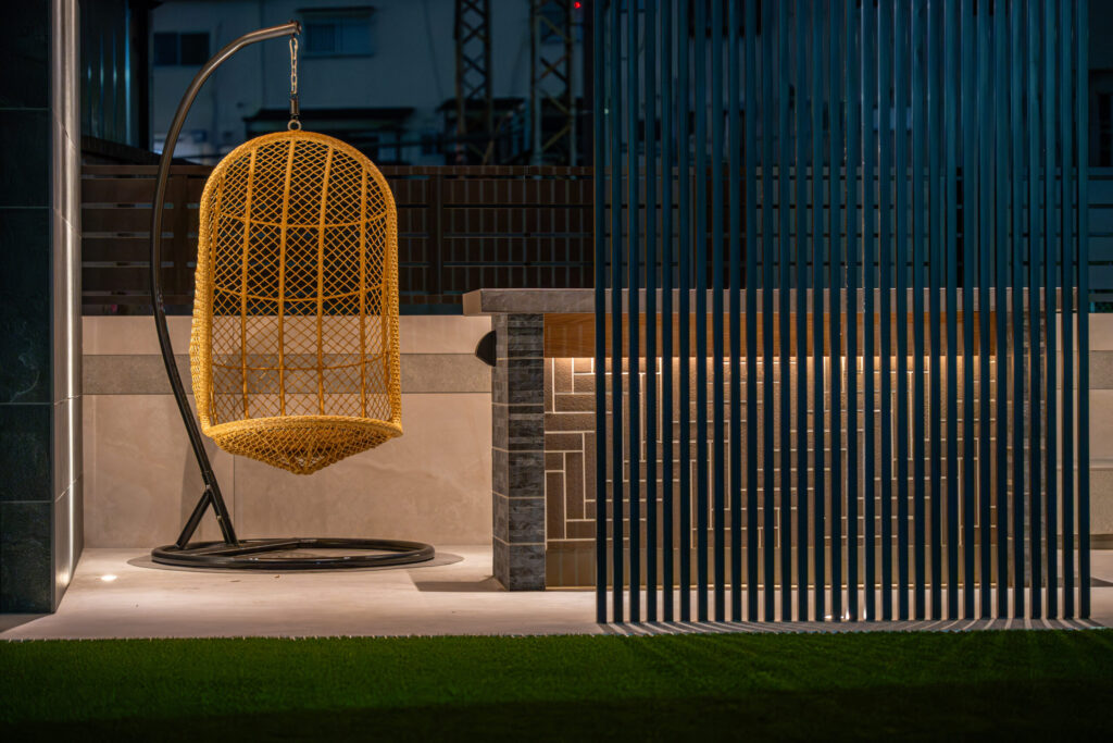 大阪府 極上のアウトドアラウンジをご自宅にの画像| 風姿|自然と空間の永遠の調和|外部空間デザイン・グラン