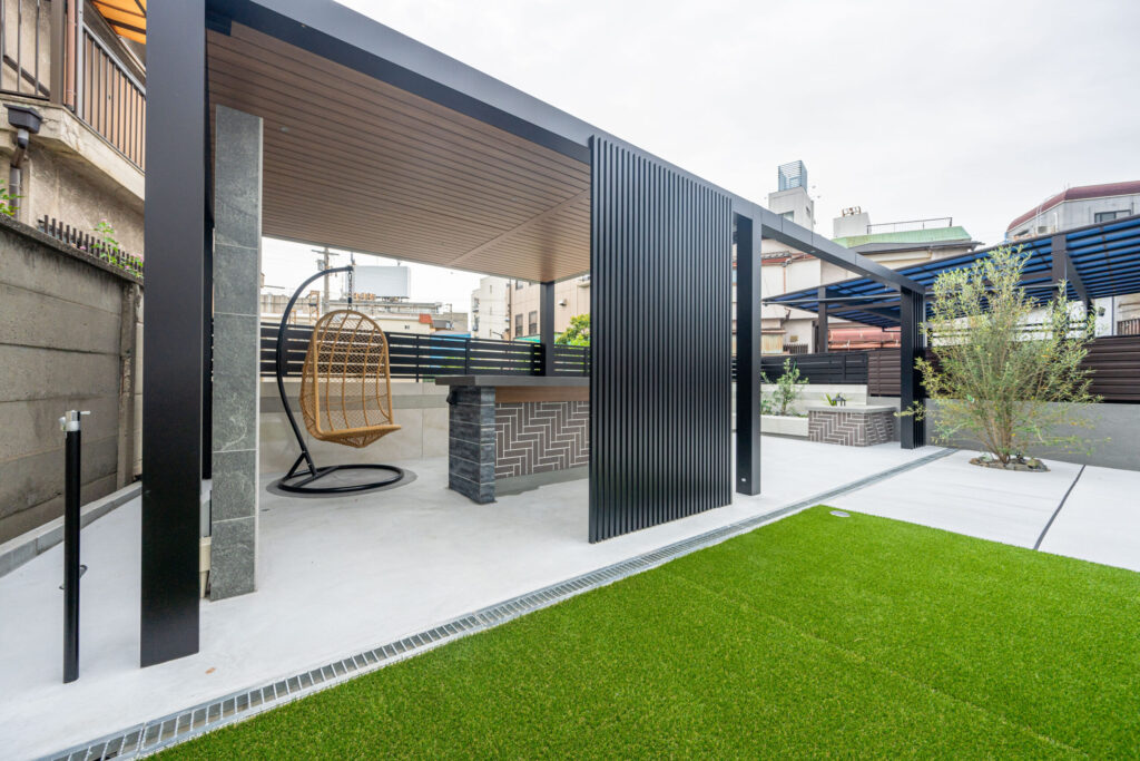 大阪府 極上のアウトドアラウンジをご自宅にの画像| 風姿|自然と空間の永遠の調和|外部空間デザイン・グラン