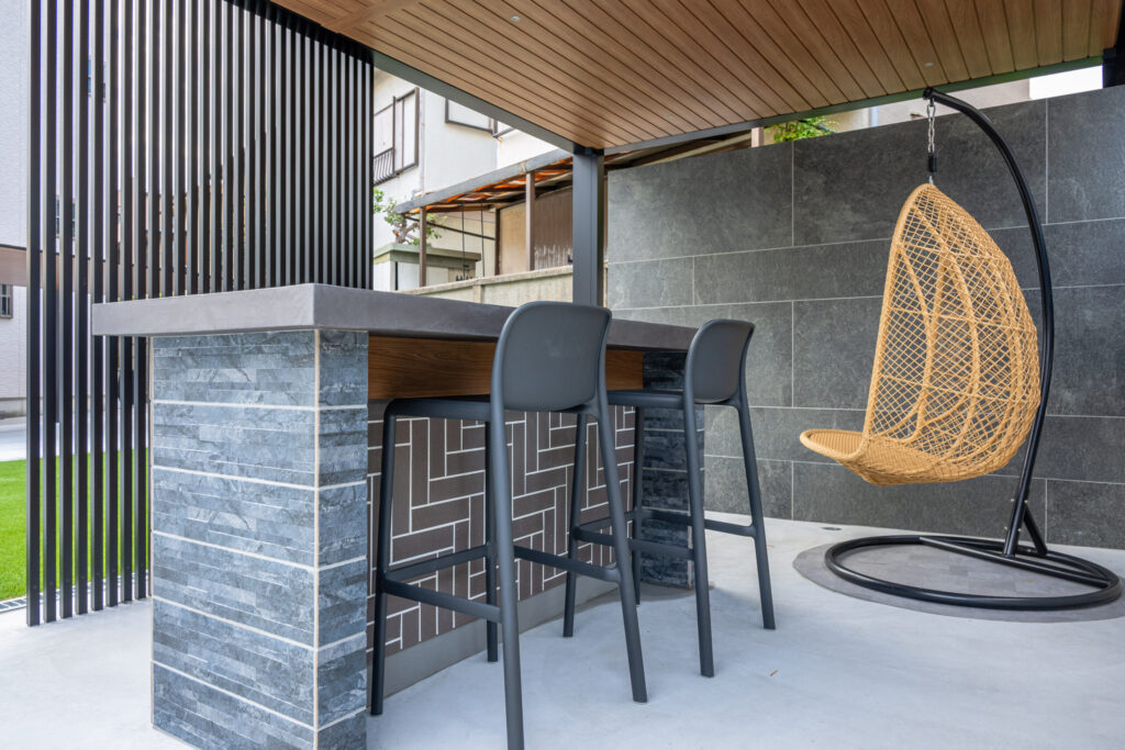 大阪府 極上のアウトドアラウンジをご自宅にの画像| 風姿|自然と空間の永遠の調和|外部空間デザイン・グラン