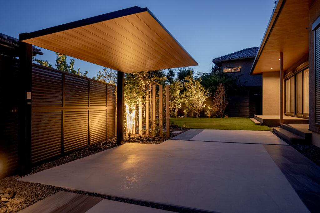 Timeless Japanese Modern Exterior Designの画像| 風姿|自然と空間の永遠の調和|外部空間デザイン・グラン